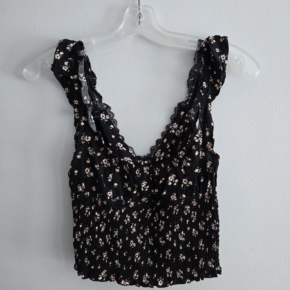 Streetwear Society Black Floral Top - Picture 5 of 8